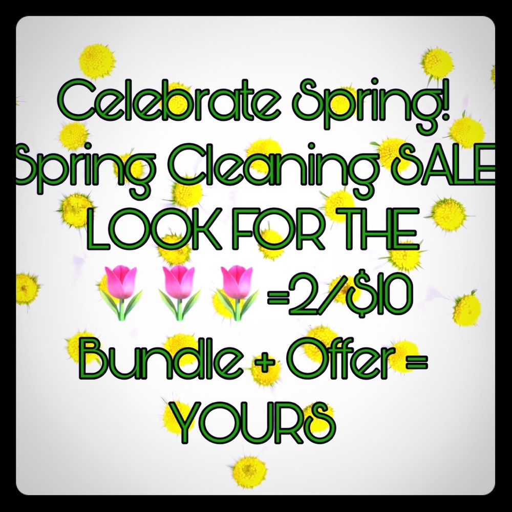 Spring Cleaning Sale!! 2/$10!